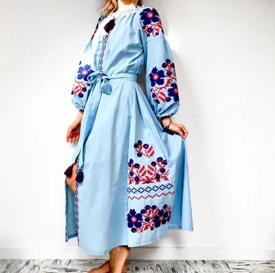 Платье (вышиванка) известного бренда \"zara\" индивидуальный пошив-(лён) —  цена 3199 грн в каталоге Вышиванки ✓ Купить женские вещи по доступной цене  на Шафе | Украина #19557462