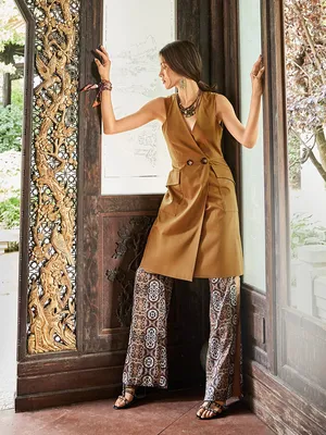 Платье-жилет в стиле сафари: купить выкройки, пошив и модели | Burdastyle