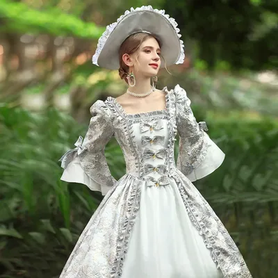 Женское платье в викторианском стиле, бальное платье Марии-Антуанетты  времен 18-го века, исторические платья для женщин | AliExpress