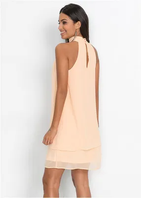 Платье из джерси bonprix, коричневый – заказать с доставкой из-за рубежа  через онлайн-сервис «CDEK.Shopping»