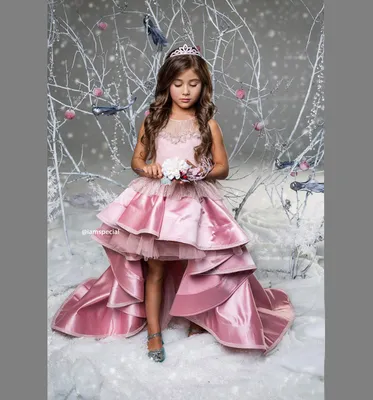Красивые платья для девочек с цветами в Дубае для дочери и малышей красивое  детское платье для торжественного Первого Святого Причастия | AliExpress