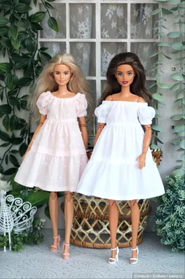 Платье для куклы в стиле шебби шик – купить в интернет-магазине  HobbyPortal.ru с доставкой