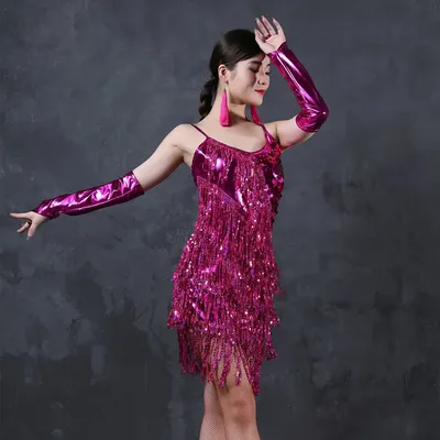 Платья для латиноамериканских танцев с блестками и кисточками, яркие  костюмы для латиноамериканских танцев, костюмы для соревнований для  девушек, платья для латиноамериканских танцев | AliExpress