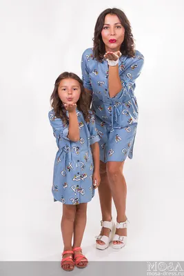 Family look - платья для мамы и дочки от производителя Pentelei