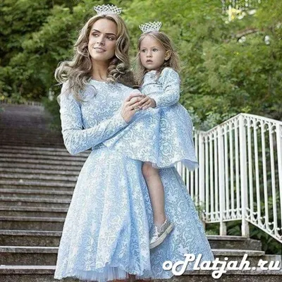 Нарядные платья в стиле Family look оптом | Pentelei