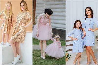 Платье для мамы и дочки: выбираем оригинальный Family Look - Одесская Жизнь