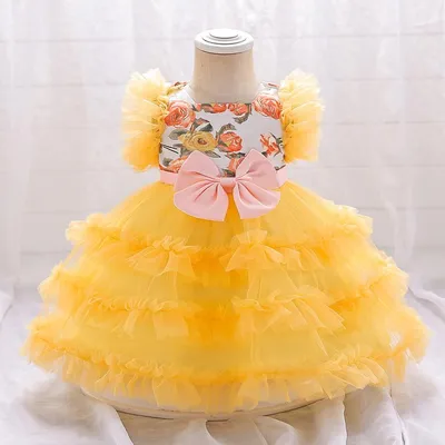 Платья для девочек на день рождения для новорожденных Розовая Одежда для  крещения Новорожденные Свадебные официальные платья для новорожденных  платье для крещения | AliExpress