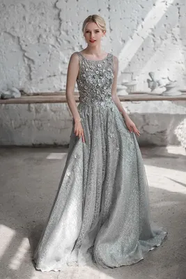 Серебряное платье Jovani - Yes Dress - Cервис аренды и продажи платьев –  Владивосток