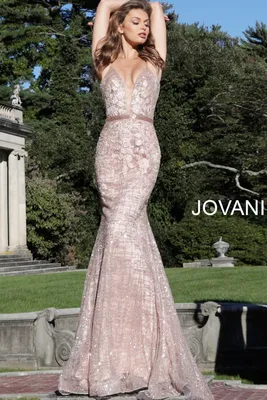 ➊Купить платье подружки невесты Jovani 33704 по лучшей цене в Испании -  DOLORESNOVIAS