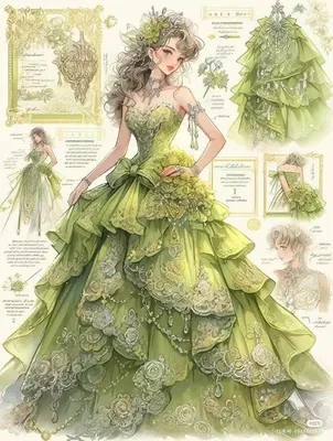 Эскиз нарисованный рукой Bridal платья Иллюстрация штока - иллюстрации  насчитывающей конструкция, замужество: 68559084
