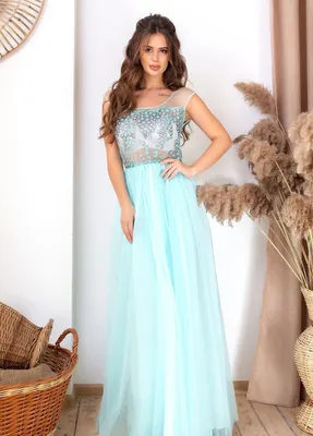 Женское Платье из фатина с декором купить в онлайн магазине - Unimarket