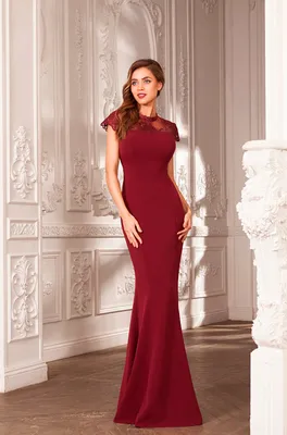Стильное вечернее платье годе Vittoria4372BA купить в Москве в салонах VITA  BRAVA