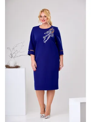 Платье Pretty 2228 голубой - женская одежда из Белоруссии