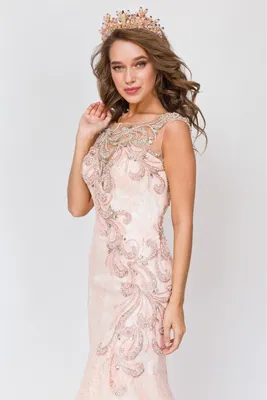 Вечернее Коктейльное Платье. Вышитое Бисером на Бретельках 42 размер (id  96667826), купить в Казахстане, цена на Satu.kz