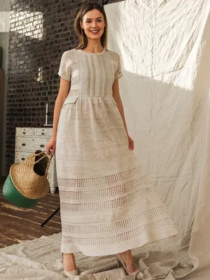 Платье летнее льняное - Арт 21003 | Интернет магазин ArgNord.ru