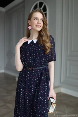 Купить потрясающее платье мини из премиального шифона с доставкой и  примеркой в интернет магазине olalafason.ru в Москве