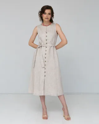 Платье летнее льняное - Арт 21003 | Интернет магазин ArgNord.ru