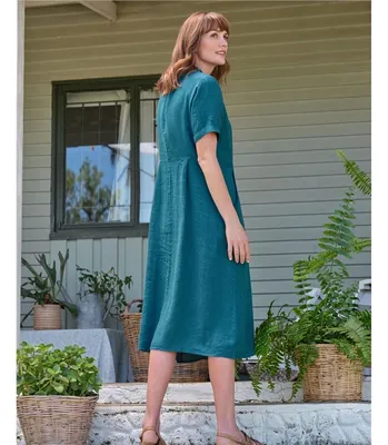 Льняное платье-комбинация, цвет Фуксия, артикул: FSD110209_2304. Купить в  интернет-магазине FINN FLARE