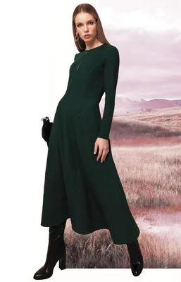 Лаконичное женское платье Осень №4 (Апаш)-черный Val-40145 цена-3545 р. в  интернет магазине beauti-full.ru