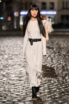 Элегантное однотонное Плиссированное женское платье, осень 2023,  высококачественное платье-пуловер с длинным рукавом и поясом, повседневное  офисное женское облегающее платье | AliExpress