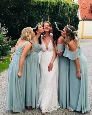 Платья на свадьбу подружке невесты фотографии