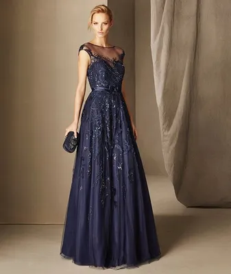 Блестящее облегающее платье на выпускной Sellini Atika | Купить вечернее  платье в салоне Валенсия (Москва)