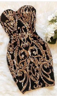 Платье расшитое камнями, пайетками и бисером - Royal Dresses