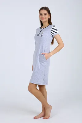 Платье ярко-синее с накладными карманами - купить оптом по выгодной цене |  Интернет-магазин «DS Trend»