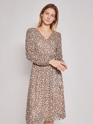 Купить повседневное платье / летнее платье мини с леопардовым принтом  (изумрудное) в интернет магазине mirplatev.ru недорого, от 4900.0000 рублей