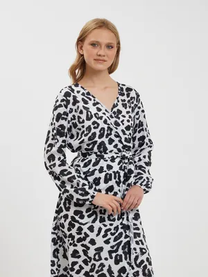 Детское платье с леопардовым принтом бежевое EDPL082-2 в интернет-магазине  Е-Леди