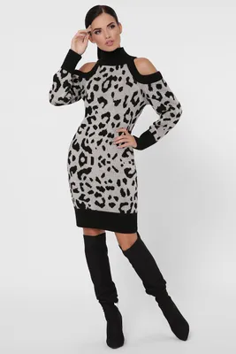 Весеннее платье миди из софта с леопардовым принтом (ID#1586330522), цена:  570 ₴, купить на Prom.ua