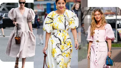 Платья с пышными рукавами – главный тренд лета 2020 | Glamour