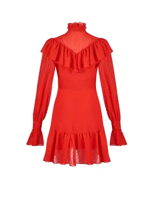 Розовое платье с рюшами и воланами купить, цены на Женская одежда и юбки в  интернет магазине женской одежды M-FASHION