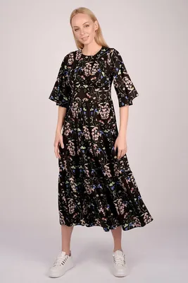 Платье миди с цветочным принтом 1152263575-55 - купить в интернет-магазине  LOVE REPUBLIC по цене: 1 699 ₽