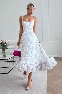 Платье в цветочный принт: купить платья с цветочками в Украине недорого в  интернет-магазине issaplus.com