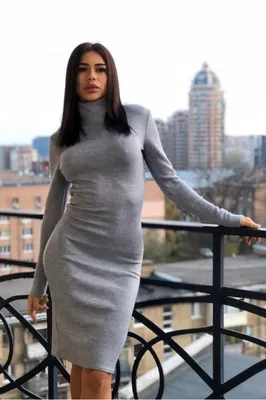 Платье серого цвета люрекс от Divas купить за 6100 руб A1394H_ОЗ-1 в  интернет-магазине fabzone.ru