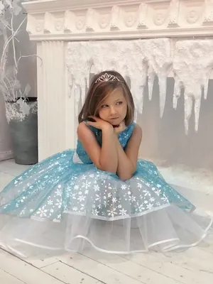 Нарядное платье Снежинка для девочки Tair Kids белое 103, купить в Киеве,  Украине ᐉ интернет-магазин Babyfox
