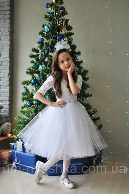 Волшебная сказка! Платье новогоднее костюм снежинка