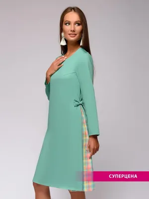 Платье-футляр с контрастными боковыми вставками: купить выкройки, пошив и  модели | Burdastyle