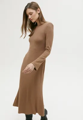 Платье коричневого цвета - купить в интернет-магазине одежды Shapar