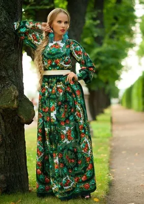 Платье в русском стиле калинка-малинка - Maardu, Harjumaa - Женская одежда,  Платья купить и продать – okidoki