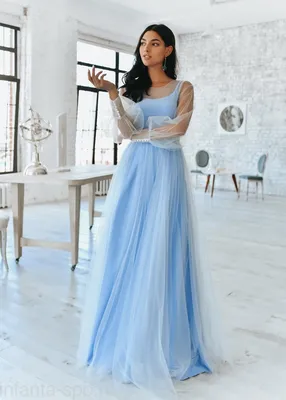 платье в пол с рукавами – купить в Санкт-Петербурге, выгодная цена | Салон  свадебных и вечерних платьев для девушек и женщин «Инфанта»