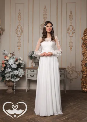 Свадебное платье Ампир купить с примеркой в СПб