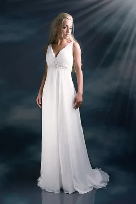Свадебные платья в стиле ампир без рукавов, простое платье в пол без  бретелек, модель 2022 года, классическое вечернее платье для беременных,  b072 | AliExpress
