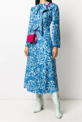 Женское розовое шелковое платье VALENTINO купить в интернет-магазине ЦУМ,  арт. TB3VDAC55AW