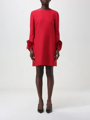 Женское красное платье VALENTINO купить в интернет-магазине ЦУМ, арт.  SB3VD9H01EC