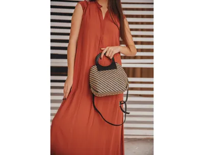 Летние плетеные сумки ручной работы, Женская пляжная Плетеная соломенная  сумка, пляжная сумка в форме полумесяца, сумки-тоуты с ручками | AliExpress