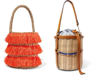 В стиле Джейн Биркин: лучшие плетеные сумки