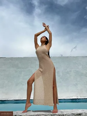Женское Пляжное платье с разрезами купить в онлайн магазине - Unimarket