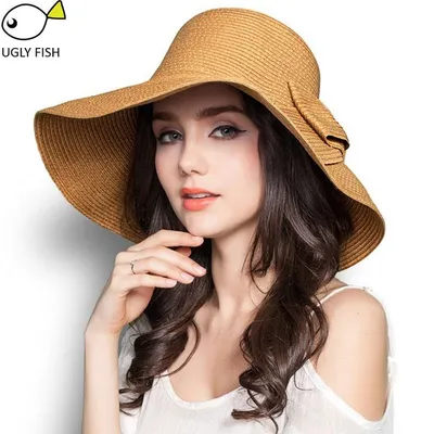 Летние шляпы для женщин соломенная шляпа пляж шляпы для женщин вс шляпы с  широкими полями шляпа на лето … | Соломенная шляпа, Летние шляпы для  женщин, Женская шляпа